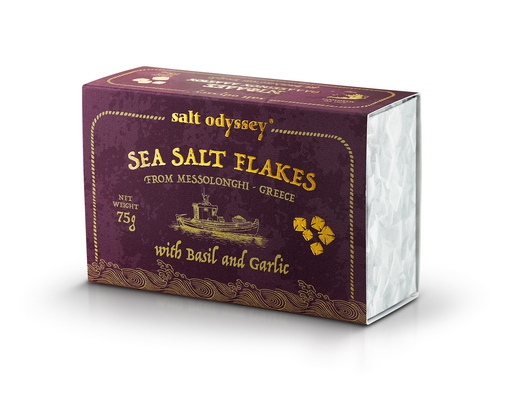 SEA SALT FLAKES BASIL & GARLIC