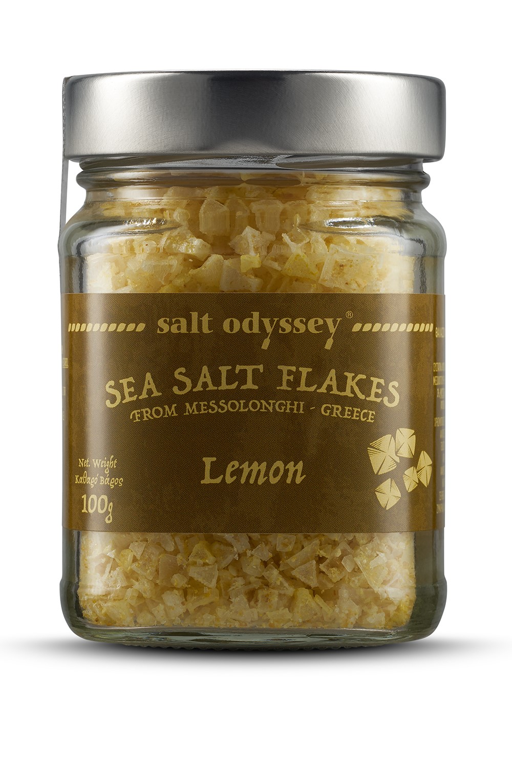 SEA SALT FLAKES LEMON 100gr