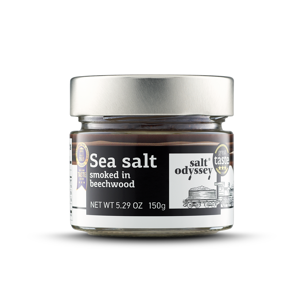 Smoked sea salt from Greece 150gr