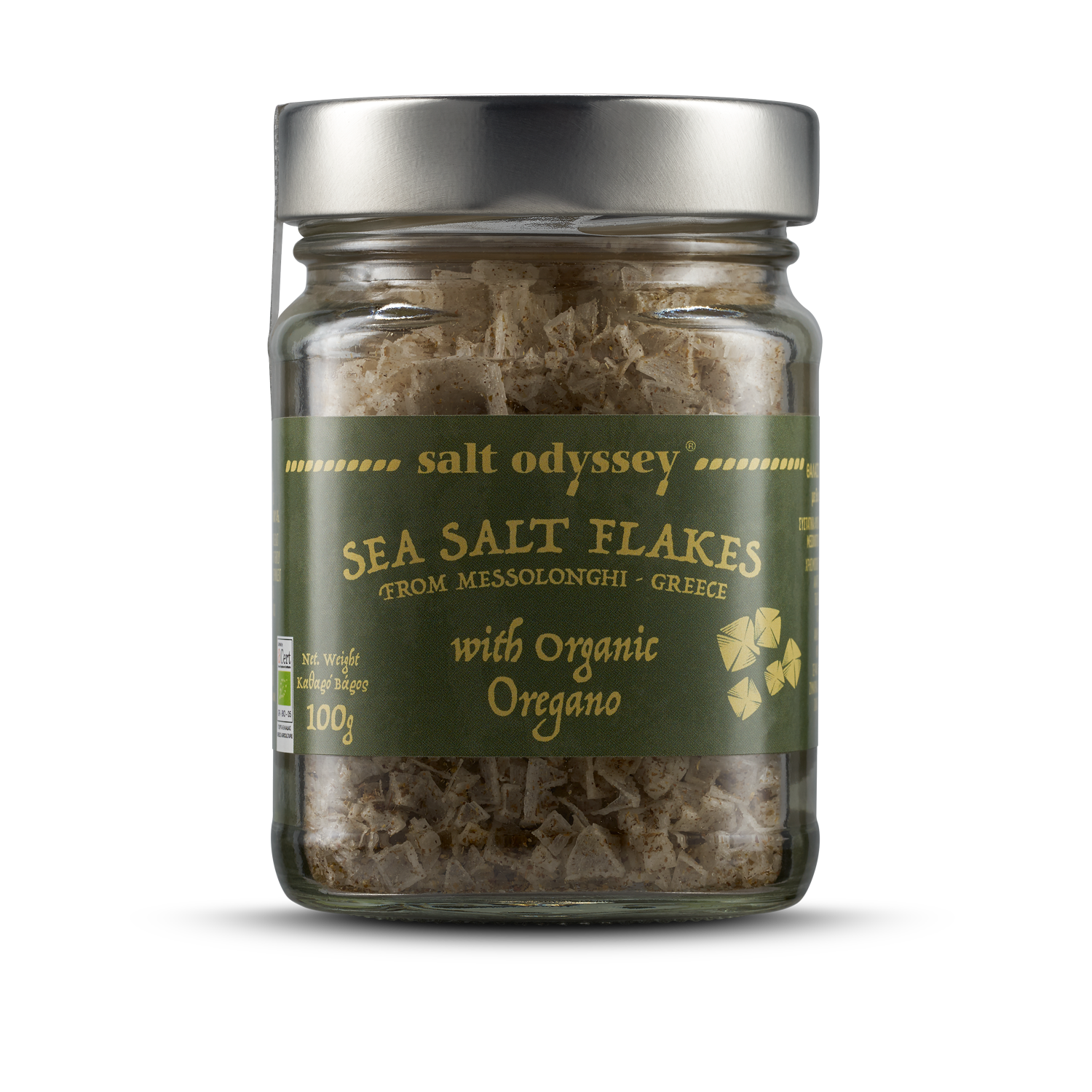 SEA SALT FLAKES (OREGANO) CERTIFIED ORGANIC