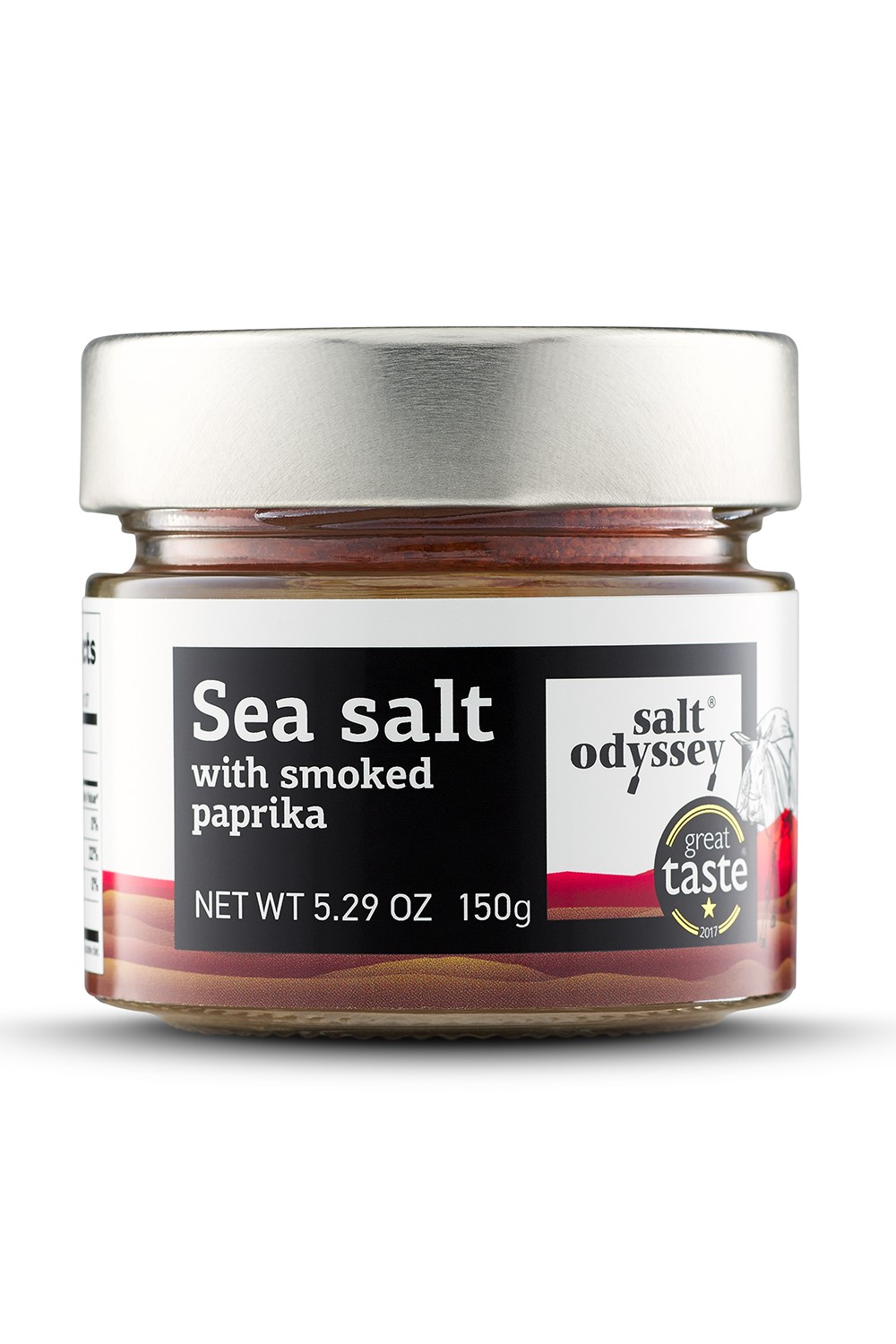 SEA SALT WITH GREEK SMOKED PAPRIKA 150gr