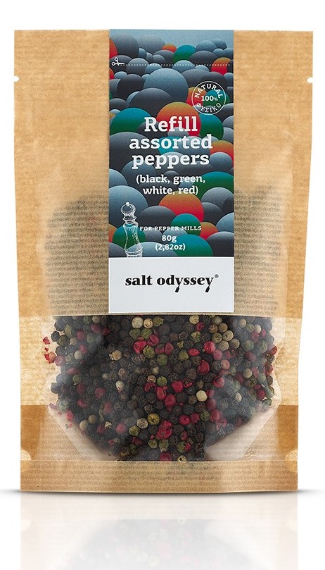 REFILL ASSORTED PEPPERS BLEND 80gr 