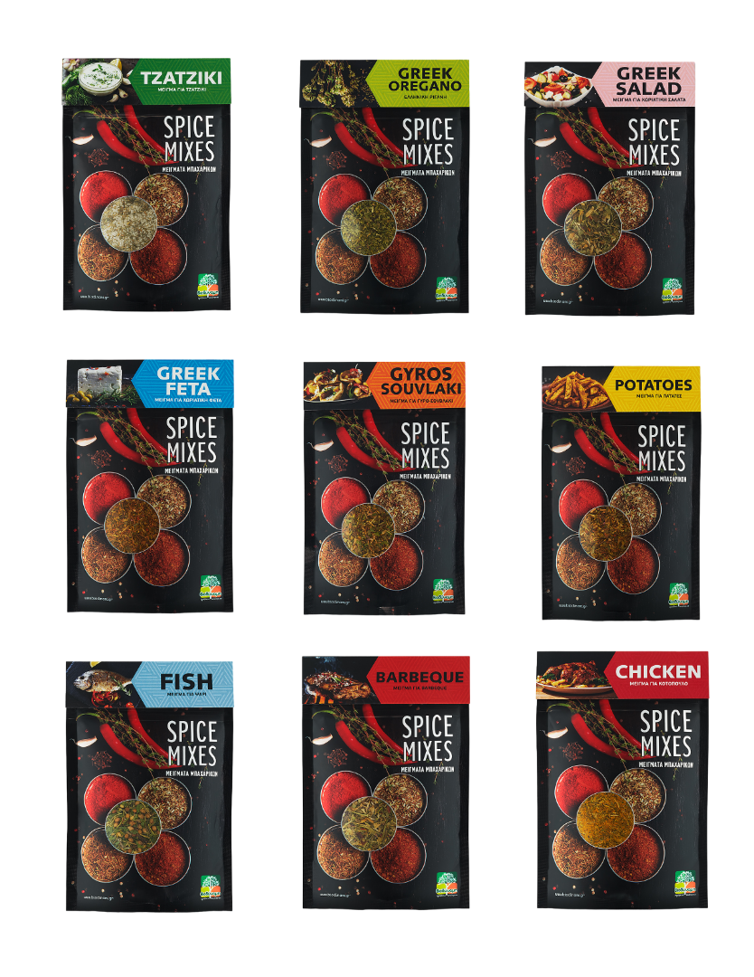  SPICE MIXES - BLACK BAGS 