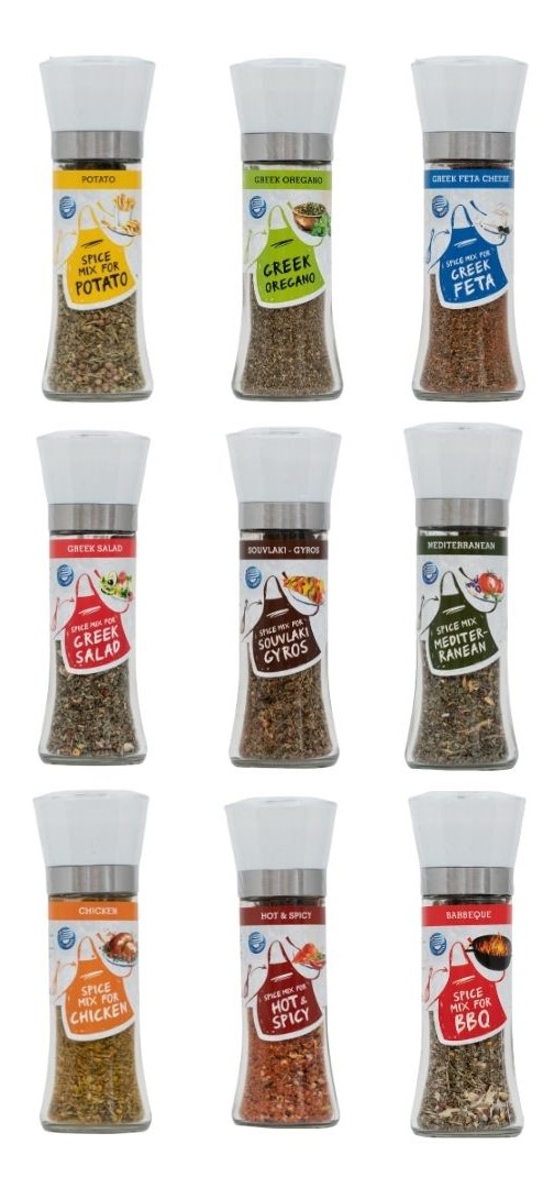  SPICE MIXES - CERAMIC GRINDERS