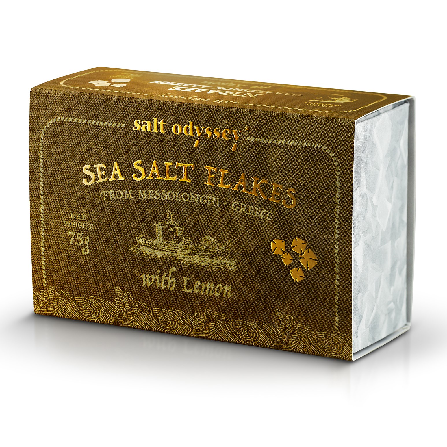 SEA SALT FLAKES LEMON 75gr