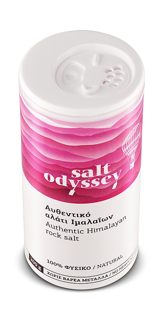 AUTHENTIC HIMALAYAN ROCK SALT - SALT SHAKER 280gr