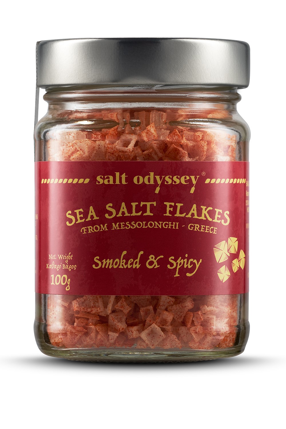 SEA SALT FLAKES SMOKED & SPICY 100gr 